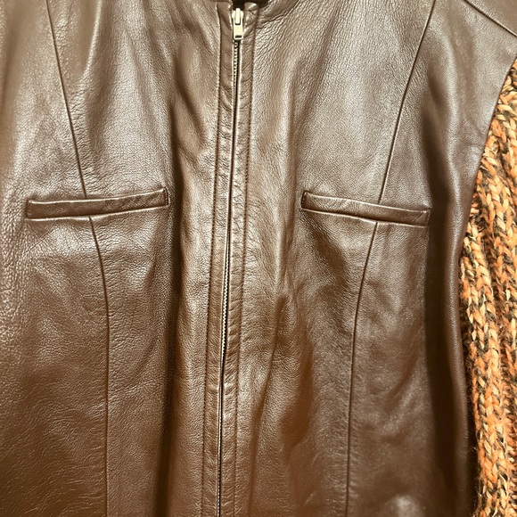 Cama Sol Leather Sweater - Picture 4 of 5